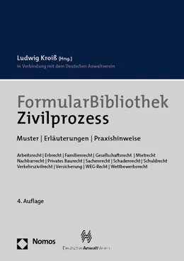 Abbildung von Kroiß (Hrsg.) | FormularBibliothek Zivilprozess | 4. Auflage | 2022 | beck-shop.de