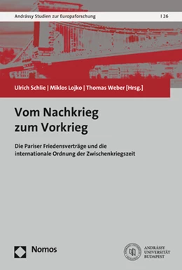 Abbildung von Schlie / Lojko | Vom Nachkrieg zum Vorkrieg | 1. Auflage | 2021 | beck-shop.de