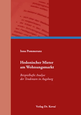 Abbildung von Pommeranz | Hedonischer Mieter am Wohnungsmarkt | 1. Auflage | 2021 | 540 | beck-shop.de