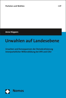 Abbildung von Küppers | Urwahlen auf Landesebene | 1. Auflage | 2021 | beck-shop.de