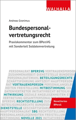 Abbildung von Gronimus | Die Beteiligungsrechte der Personalvertretungen | 9. Auflage | 2022 | beck-shop.de