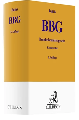 Abbildung von Battis | Bundesbeamtengesetz: BBG | 6. Auflage | 2022 | beck-shop.de