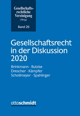 Abbildung von Gesellschaftsrecht in der Diskussion 2020 | 1. Auflage | 2021 | 26 | beck-shop.de