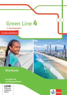 Abbildung von Green Line 4. Ausgabe 2. Fremdsprache. Workbook mit Audio-CD und Übungssoftware Klasse 9 | 1. Auflage | 2021 | beck-shop.de