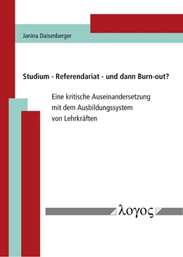 Abbildung von Daisenberger | Studium - Referendariat - und dann Burn-out? | 1. Auflage | 2021 | beck-shop.de