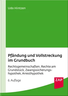 Abbildung von Hintzen | Pfändung und Vollstreckung im Grundbuch | 6. Auflage | 2021 | beck-shop.de