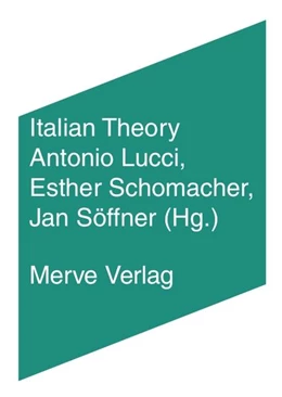 Abbildung von Lucci / Schomacher | Italian Theory | 1. Auflage | 2020 | beck-shop.de