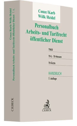 Abbildung von Conze / Karb | Personalbuch Arbeits- und Tarifrecht öffentlicher Dienst | 7. Auflage | 2021 | beck-shop.de