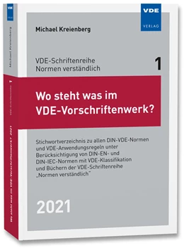 Abbildung von Kreienberg | Wo steht was im VDE-Vorschriftenwerk? 2021 | 1. Auflage | 2021 | 1 | beck-shop.de