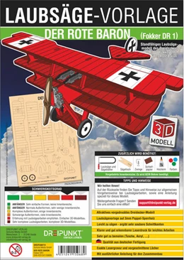 Abbildung von 3D Laubsägevorlage Der Rote Baron (Dreidecker Fokker DR 1) | 1. Auflage | 2021 | beck-shop.de