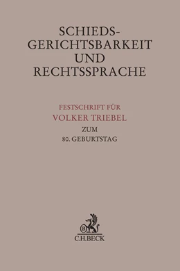 Abbildung von Schiedsgerichtsbarkeit und Rechtssprache | 1. Auflage | 2021 | beck-shop.de