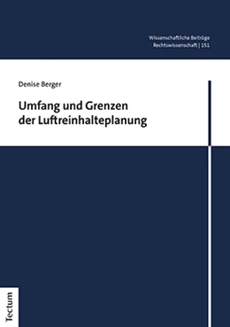 Abbildung von Berger | Umfang und Grenzen der Luftreinhalteplanung | 1. Auflage | 2021 | beck-shop.de