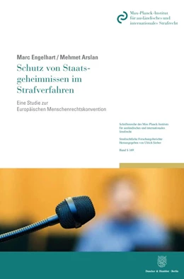 Abbildung von Arslan / Engelhart | Schutz von Staatsgeheimnissen im Strafverfahren. | 1. Auflage | 2021 | 169 | beck-shop.de