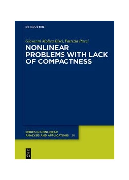 Abbildung von Molica Bisci / Pucci | Nonlinear Problems with Lack of Compactness | 1. Auflage | 2021 | beck-shop.de