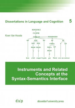 Abbildung von Hooste | Instruments and Related Concepts at the Syntax-Semantics Interface | 1. Auflage | 2018 | beck-shop.de