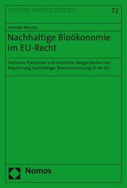 Abbildung von Martin | Nachhaltige Bioökonomie im EU-Recht | 1. Auflage | 2021 | beck-shop.de