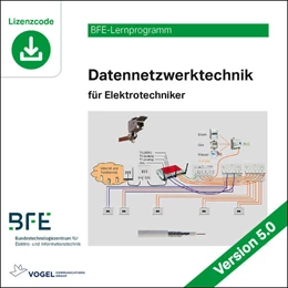 Abbildung von Datennetzwerktechnik für Elektrotechniker Version 5.0. Lizenzcode | 5. Auflage | 2021 | beck-shop.de