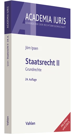 Abbildung von Ipsen | Staatsrecht II | 24. Auflage | 2021 | beck-shop.de