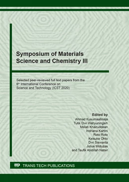 Abbildung von Kusumaatmaja / Wahyuningsih | Symposium of Materials Science and Chemistry III | 1. Auflage | 2021 | beck-shop.de