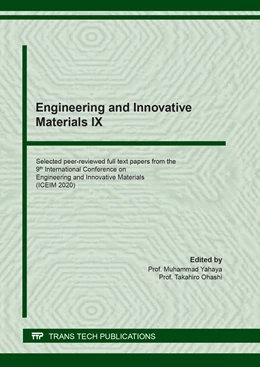 Abbildung von Yahaya / Ohashi | Engineering and Innovative Materials IX | 1. Auflage | 2021 | beck-shop.de