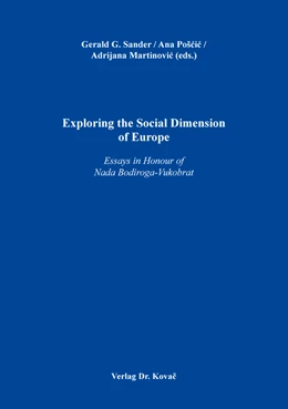 Abbildung von Sander / Pošcic | Exploring the Social Dimension of Europe | 1. Auflage | 2021 | 455 | beck-shop.de