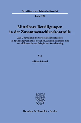 Abbildung von Ricard | Mittelbare Beteiligungen in der Zusammenschlusskontrolle. | 1. Auflage | 2021 | beck-shop.de