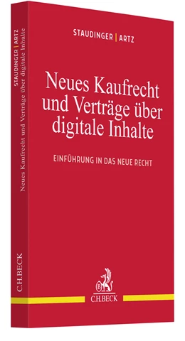 Abbildung von Staudinger / Artz | Neues Kaufrecht und Verträge über digitale Produkte | 1. Auflage | 2022 | beck-shop.de