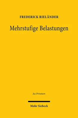 Abbildung von Rieländer | Mehrstufige Belastungen | 1. Auflage | 2021 | beck-shop.de