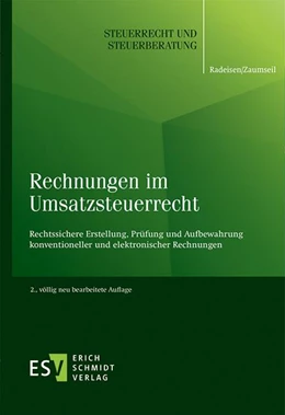 Abbildung von Radeisen / Zaumseil | Rechnungen im Umsatzsteuerrecht | 2. Auflage | 2021 | beck-shop.de