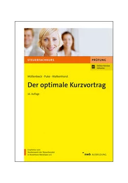 Abbildung von Möllenbeck / Puke | Der optimale Kurzvortrag | 16. Auflage | 2021 | beck-shop.de