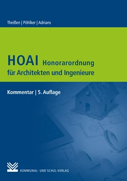 Abbildung von Theißen / Pöhlker | HOAI - Honorarordnung für Architekten und Ingenieure | 5. Auflage | 2021 | beck-shop.de