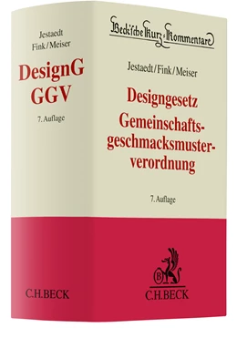 Abbildung von Jestaedt / Fink | Designgesetz, Gemeinschaftsgeschmacksmusterverordnung: DesignG, GGV | 7. Auflage | 2023 | beck-shop.de