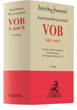 Abbildung von Kapellmann / Messerschmidt | VOB Teile A und B: VOB A und B | 8. Auflage | 2022 | Band 58 | beck-shop.de