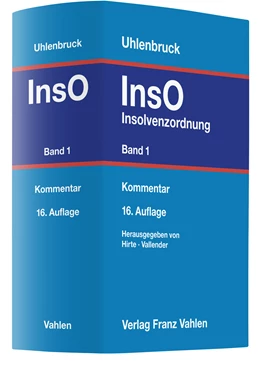 Abbildung von Uhlenbruck | Insolvenzordnung: InsO, Band 1: Band 1 | 16. Auflage | 2024 | beck-shop.de