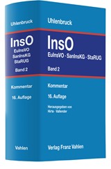 Abbildung von Uhlenbruck | Insolvenzordnung: InsO, Band 2: EuInsVO und StaRUG - Kommentar | 16. Auflage | 2023 | beck-shop.de