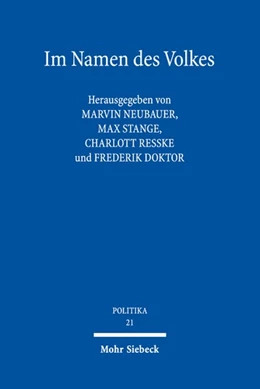 Abbildung von Neubauer / Stange | Im Namen des Volkes | 1. Auflage | 2021 | beck-shop.de