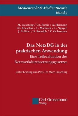 Abbildung von Liesching / Funke | Das NetzDG in der praktischen Anwendung | 1. Auflage | 2021 | beck-shop.de