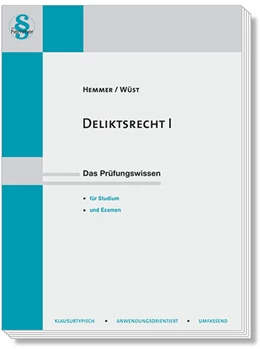 Abbildung von Hemmer / Wüst | Deliktsrecht I | 14. Auflage | 2021 | beck-shop.de