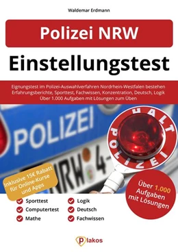 Abbildung von Erdmann | Einstellungstest Polizei NRW | 1. Auflage | 2021 | beck-shop.de