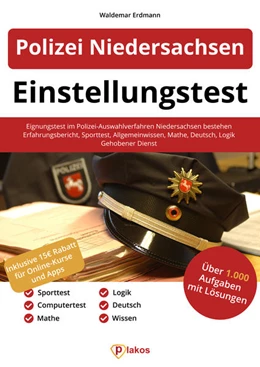 Abbildung von Erdmann | Einstellungstest Polizei Niedersachsen | 1. Auflage | 2021 | beck-shop.de