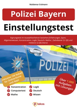 Abbildung von Erdmann | Einstellungstest Polizei Bayern | 1. Auflage | 2021 | beck-shop.de