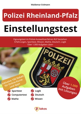 Abbildung von Erdmann | Einstellungstest Polizei Rheinland-Pfalz | 1. Auflage | 2021 | beck-shop.de