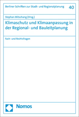 Abbildung von Mitschang | Klimaschutz und Klimaanpassung in der Regional- und Bauleitplanung | 1. Auflage | 2021 | beck-shop.de