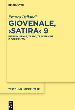 Abbildung von Bellandi | Giovenale, >Satira< 9 | 1. Auflage | 2021 | beck-shop.de