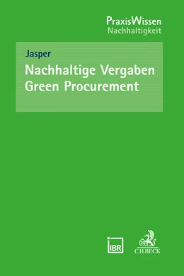Abbildung von Jasper | Nachhaltige Vergaben - Green Procurement | 1. Auflage | 2022 | beck-shop.de