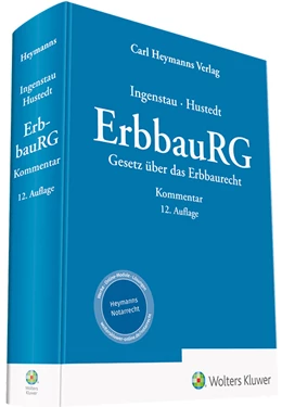 Abbildung von Hustedt / Ingenstau | ErbbauRG - Kommentar | 12. Auflage | 2022 | beck-shop.de