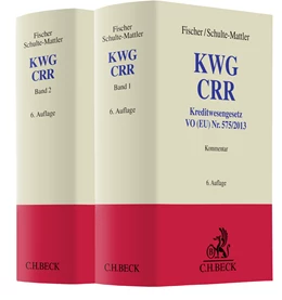 Abbildung von Fischer / Schulte-Mattler | KWG, CRR | 6. Auflage | 2023 | beck-shop.de