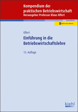 Abbildung von Olfert | Einführung in die Betriebswirtschaftslehre | 13. Auflage | 2021 | beck-shop.de
