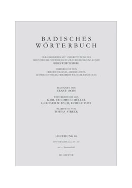Abbildung von Streck | Badisches Wörterbuch. Band V/Lieferung 86 | 1. Auflage | 2021 | beck-shop.de
