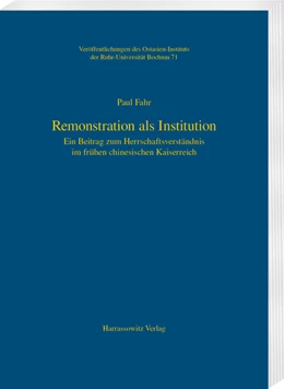 Abbildung von Fahr | Remonstration als Institution | 1. Auflage | 2021 | beck-shop.de